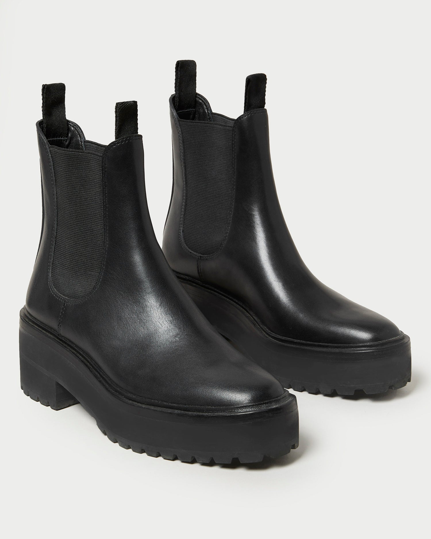 Loeffler Randall / Reggie Black Leather Chelsea Boot