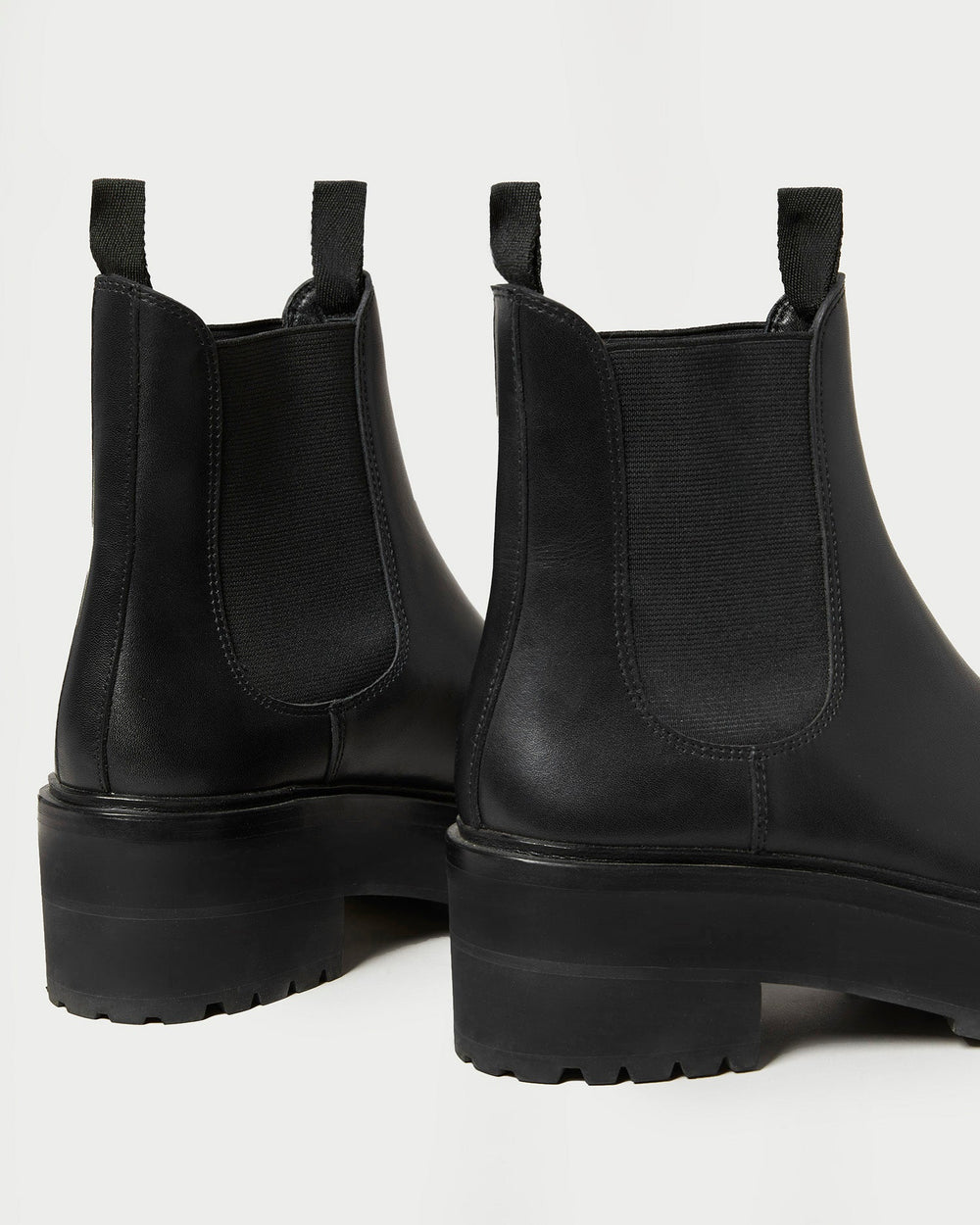 Loeffler Randall / Reggie Black Leather Chelsea Boot
