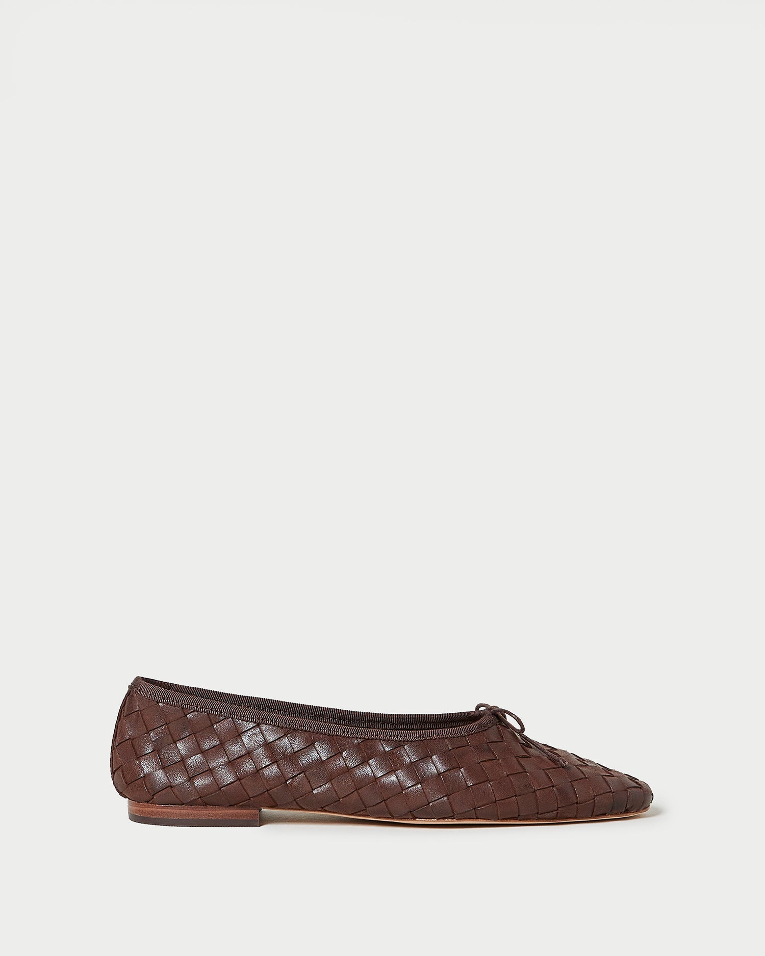 Loeffler Randall / Landry Chocolate Woven Ballet Flat