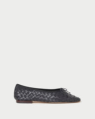 Loeffler Randall / Landry Black Woven Ballet Flat