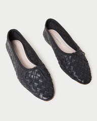 Loeffler Randall / Landry Black Woven Ballet Flat