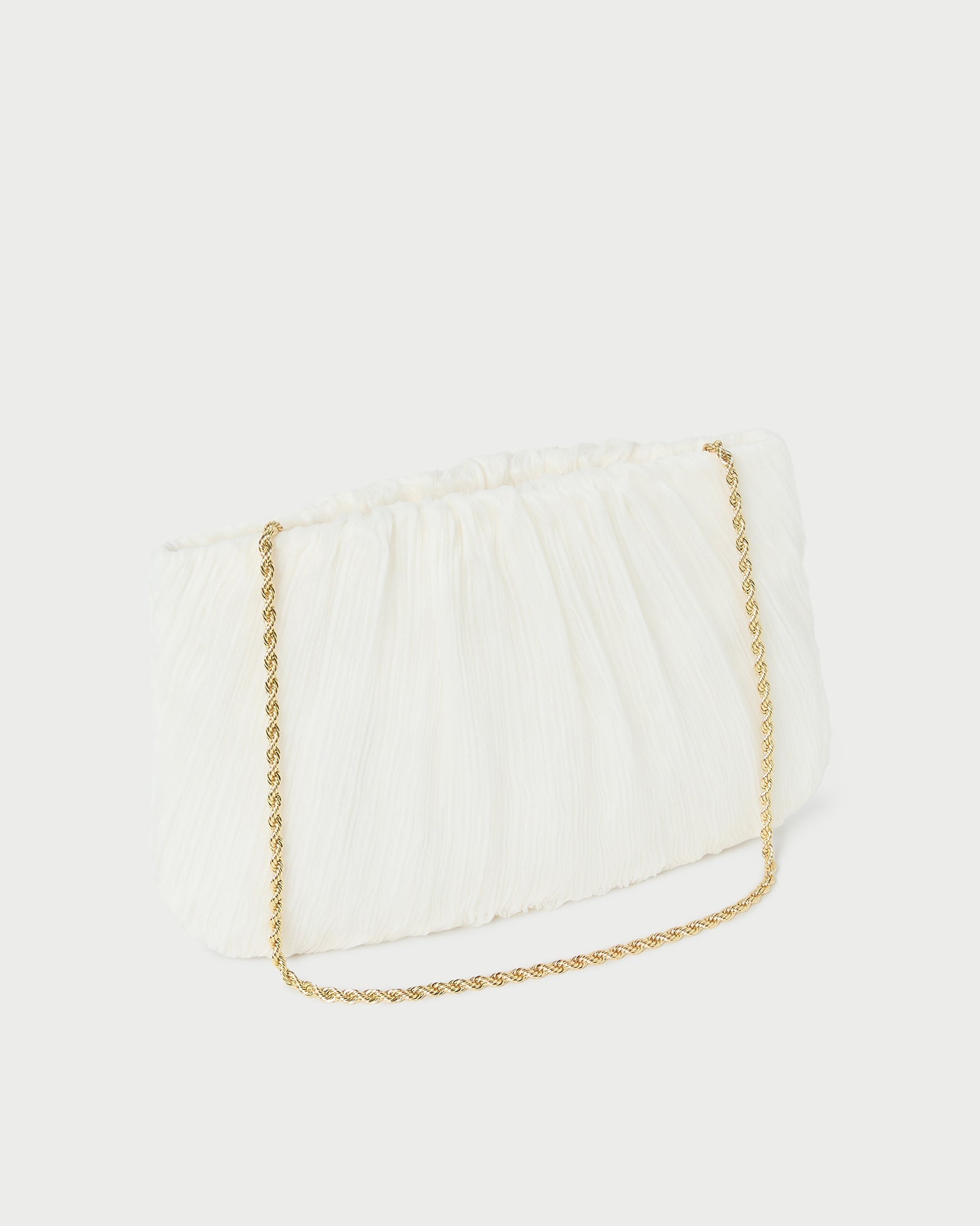 Loeffler Randall / Brit Pearl Flat Pleated Clutch