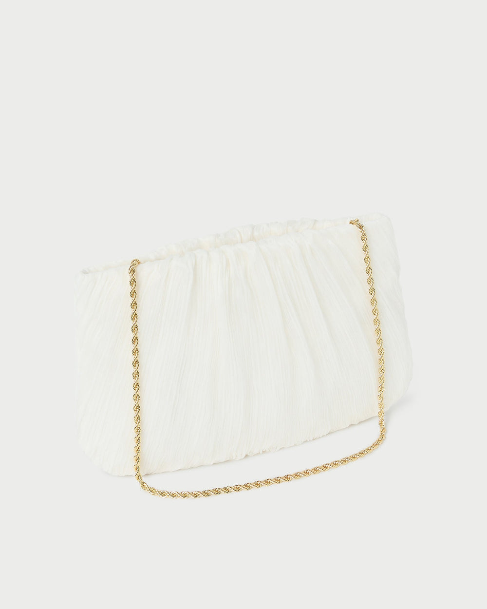Loeffler Randall / Brit Pearl Flat Pleated Clutch