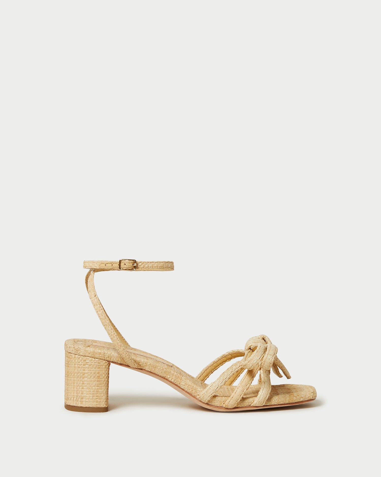 Loeffler Randall / Mikel Natural Bow Mid-Heel Sandal