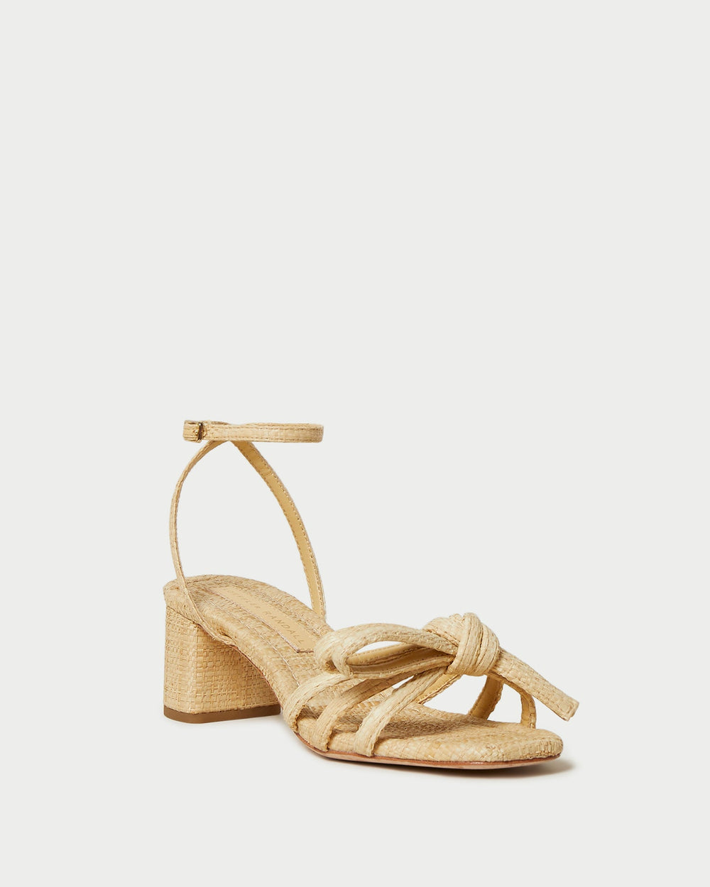 Loeffler Randall / Mikel Natural Bow Mid-Heel Sandal