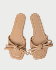 Loeffler Randall / Hadley Dune Leather Bow Sandal