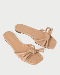 Loeffler Randall / Hadley Dune Leather Bow Sandal