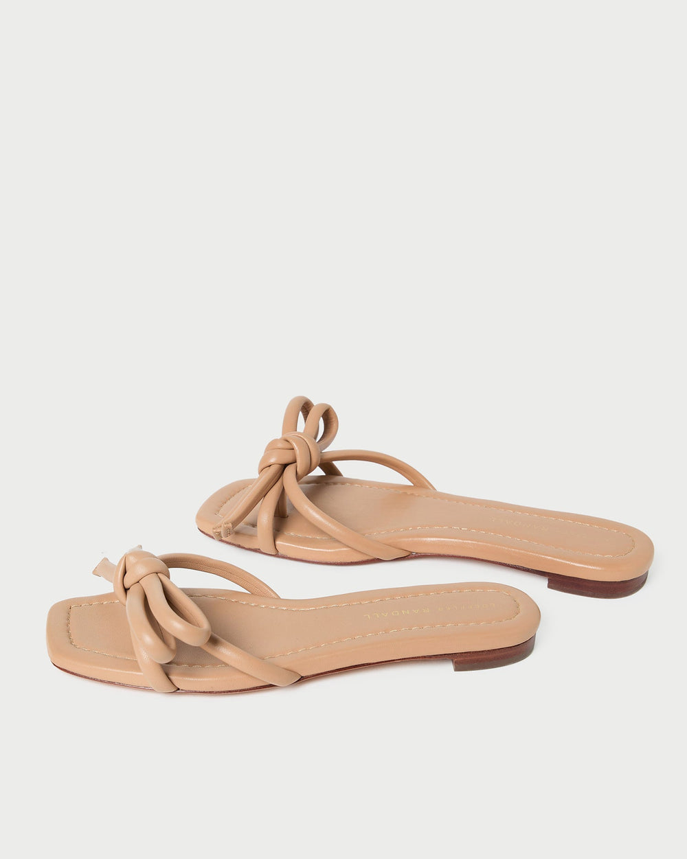 Loeffler Randall / Hadley Dune Leather Bow Sandal
