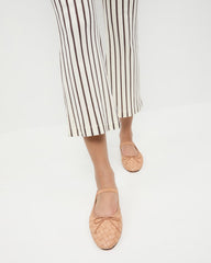 Loeffler Randall / Leonie Honey Woven Ballet Flat