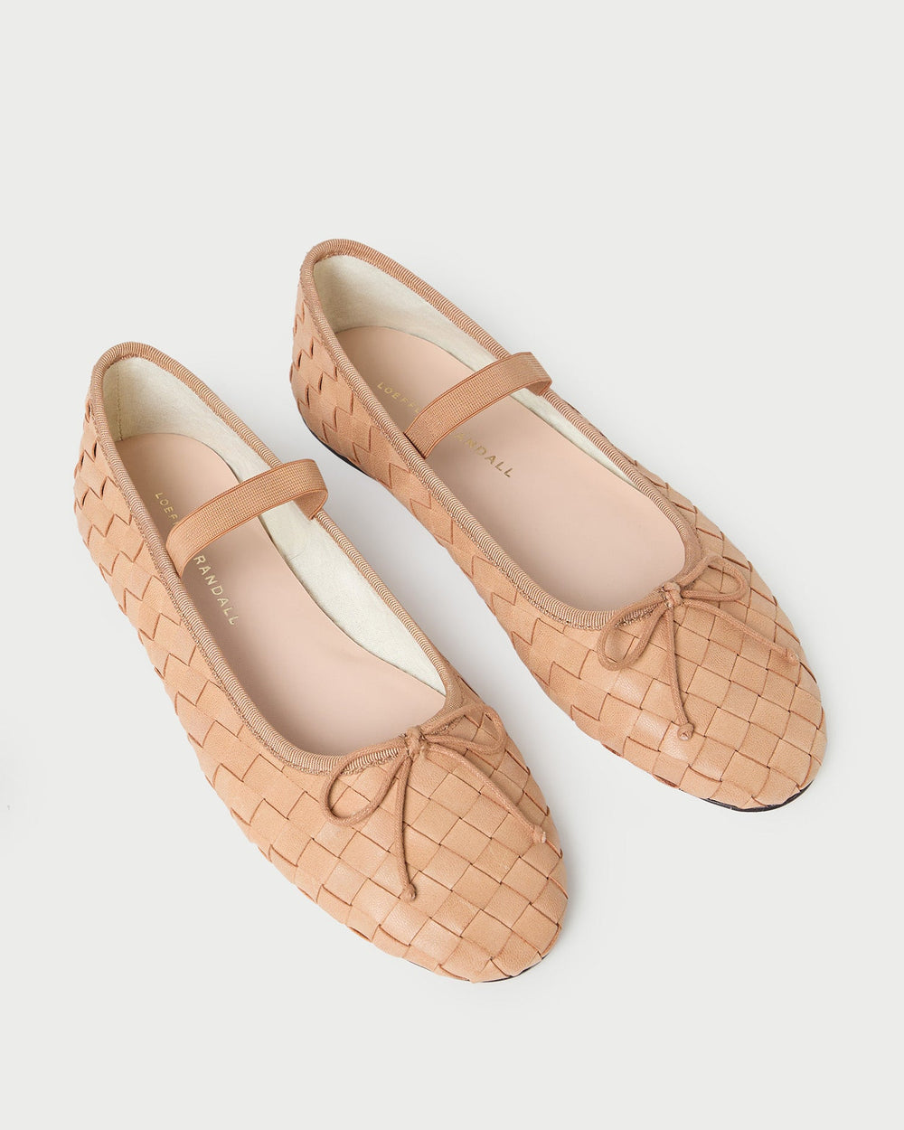 Loeffler Randall / Leonie Honey Woven Ballet Flat