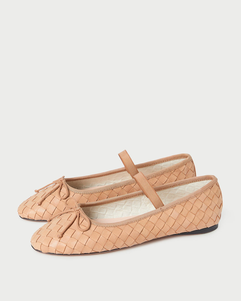 Loeffler Randall / Leonie Honey Woven Ballet Flat