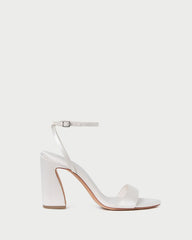 Loeffler Randall / Malia Cream Curved-Heel Sandal