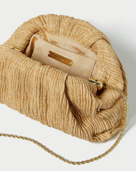 Loeffler Randall / Bailey Natural Pleated Dome Clutch