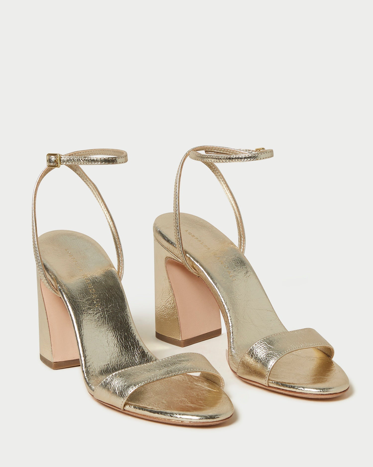 Loeffler Randall / Malia Champagne Curved-Heel Sandal