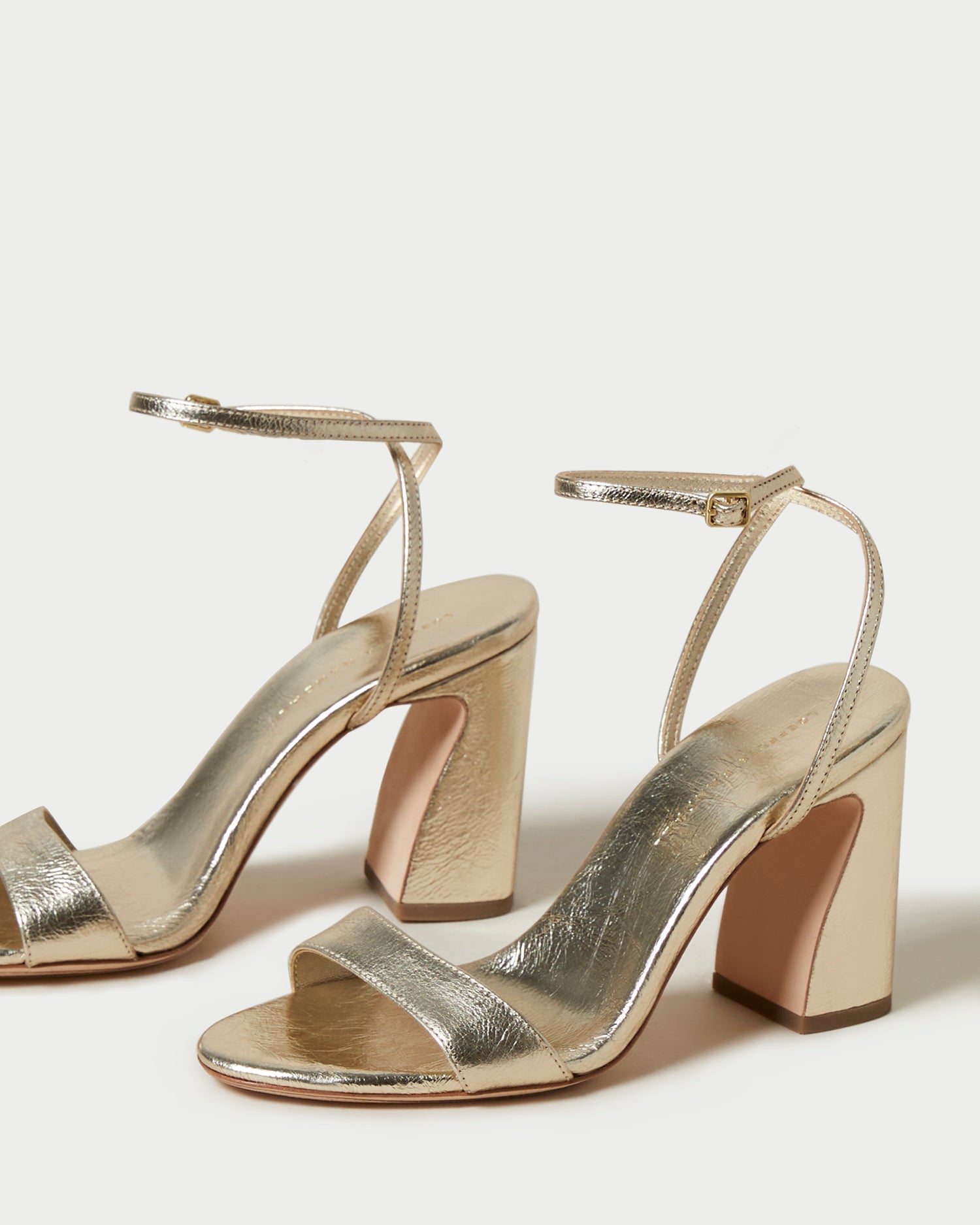 Loeffler Randall / Malia Champagne Curved-Heel Sandal