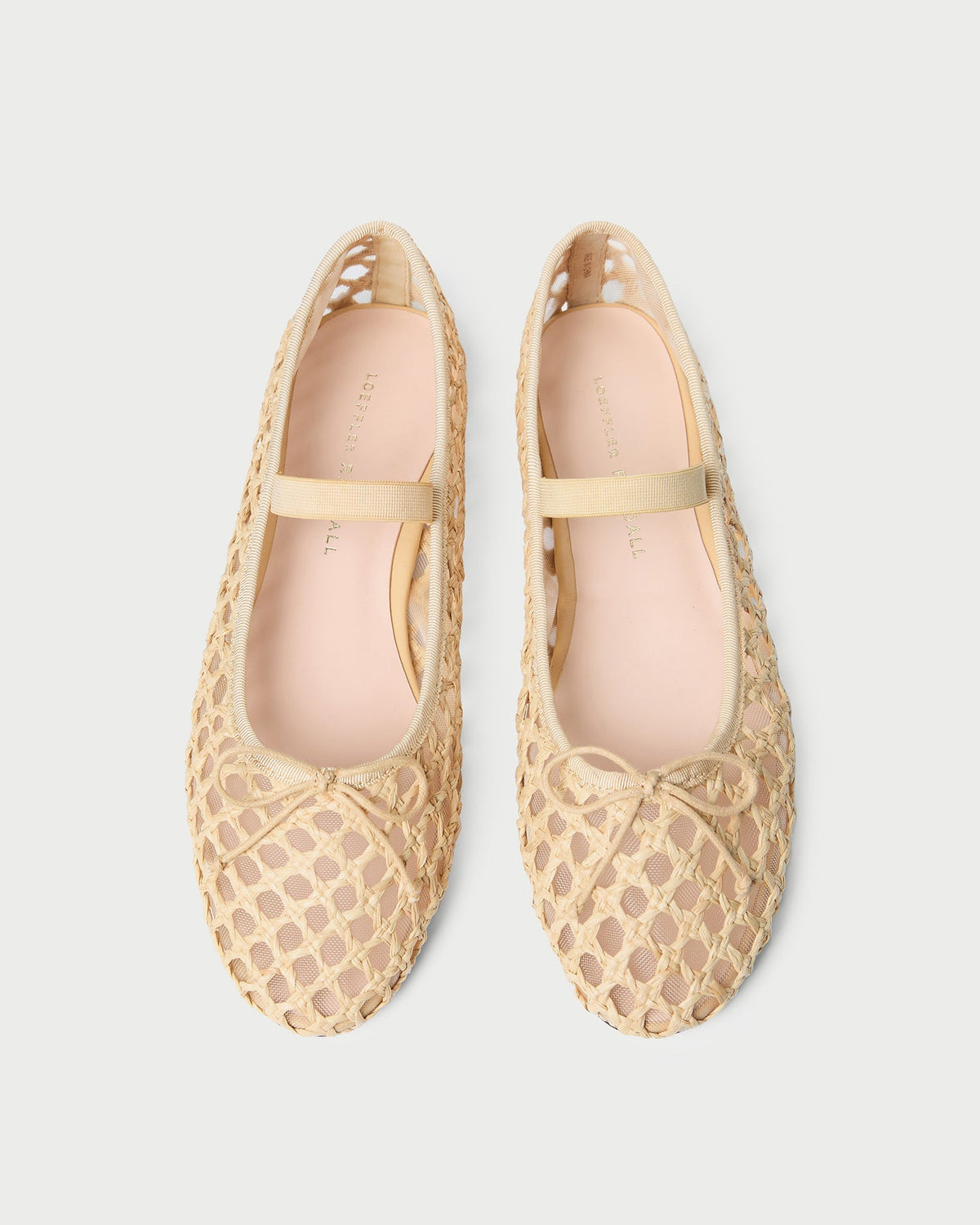 Loeffler Randall / Leonie Natural Crochet Ballet Flat