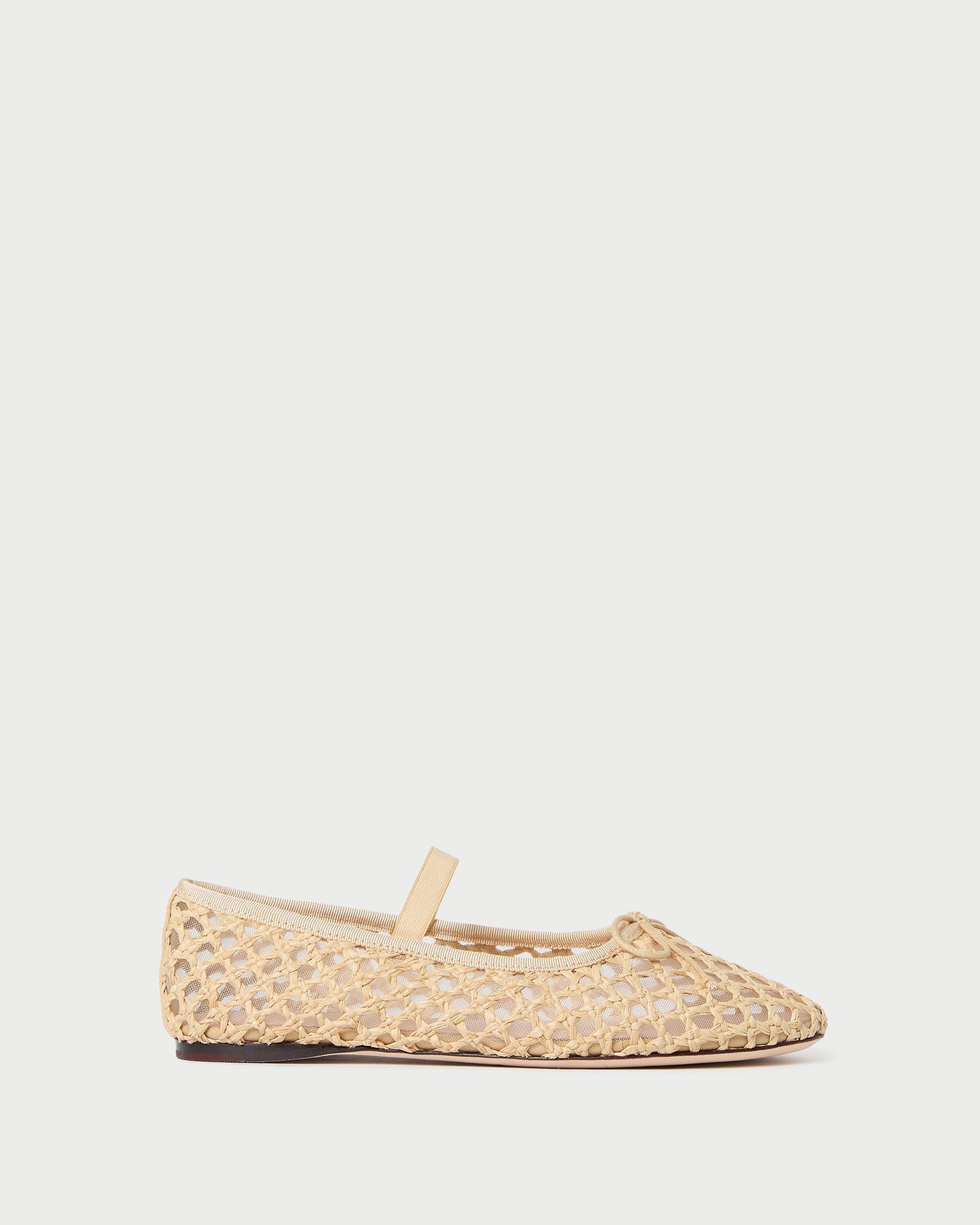 Loeffler Randall / Leonie Natural Crochet Ballet Flat