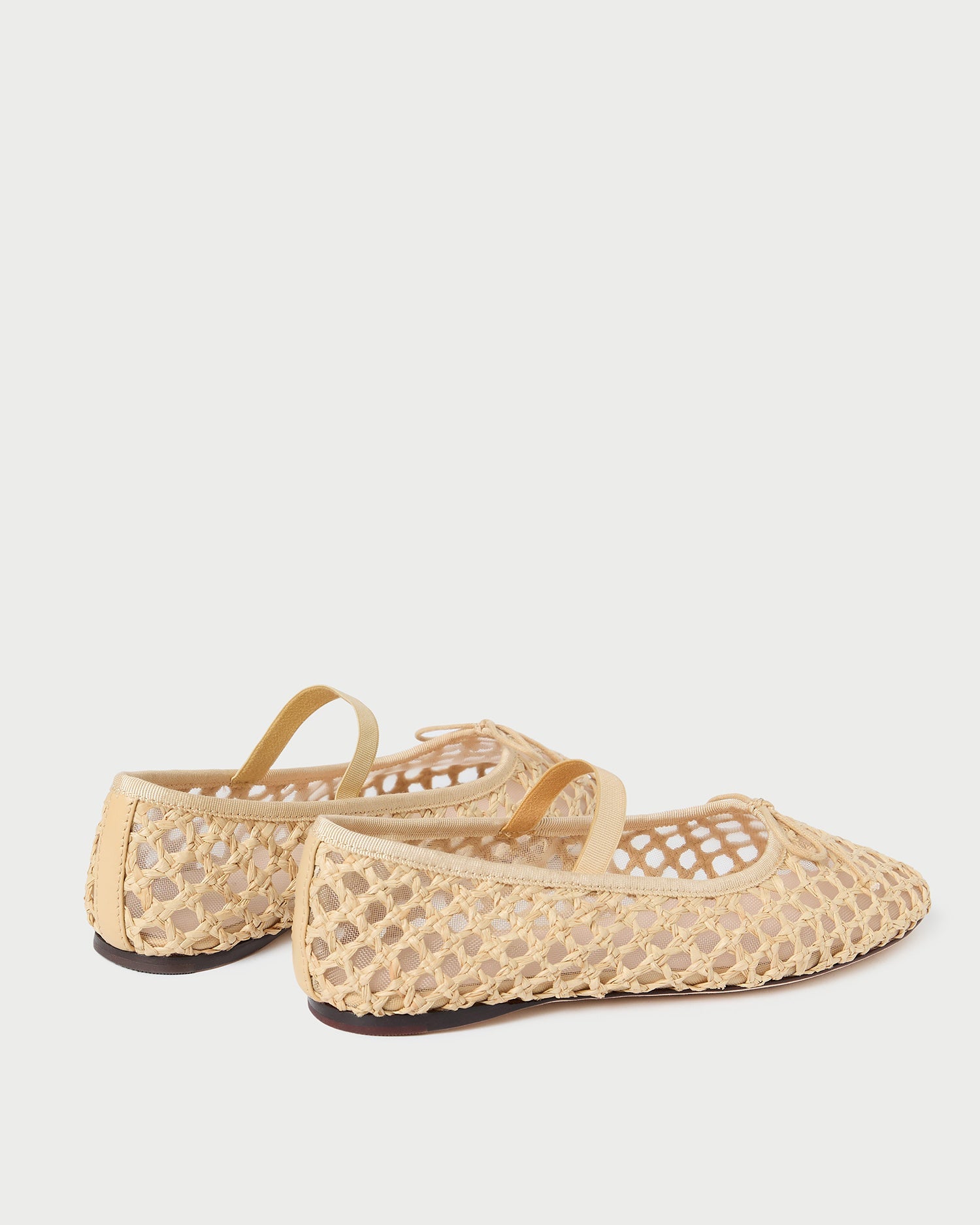 Loeffler Randall / Leonie Natural Crochet Ballet Flat