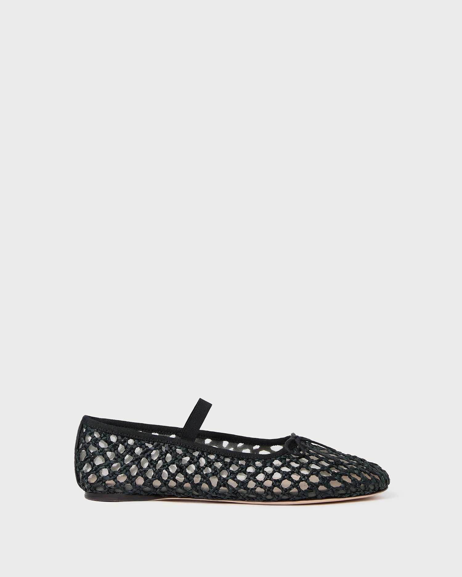 Loeffler Randall / Leonie Black Crochet Ballet Flat
