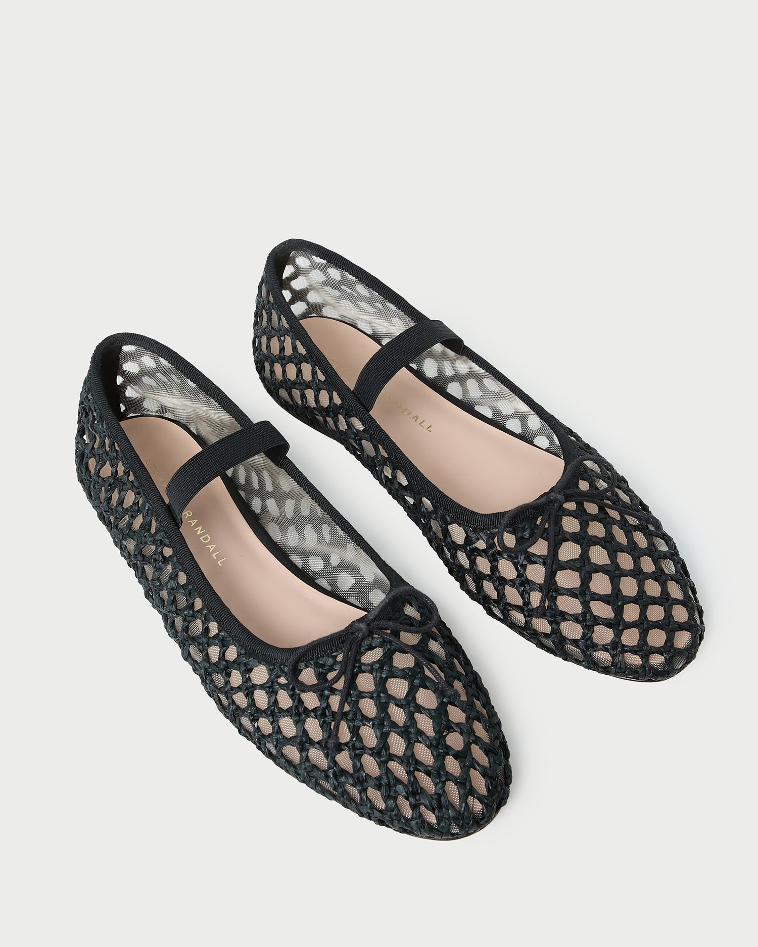 Loeffler Randall / Leonie Black Crochet Ballet Flat