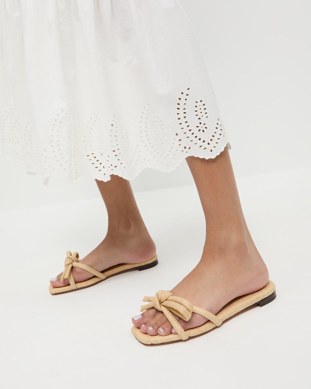 Loeffler Randall / Hadley Natural Bow Sandal