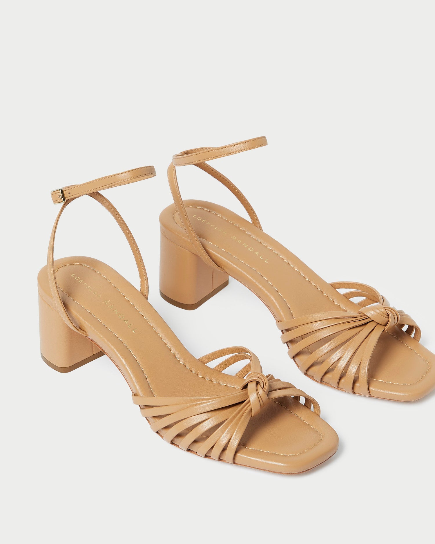 Loeffler Randall / Olivia Dune Knot Mid-Heel Sandal