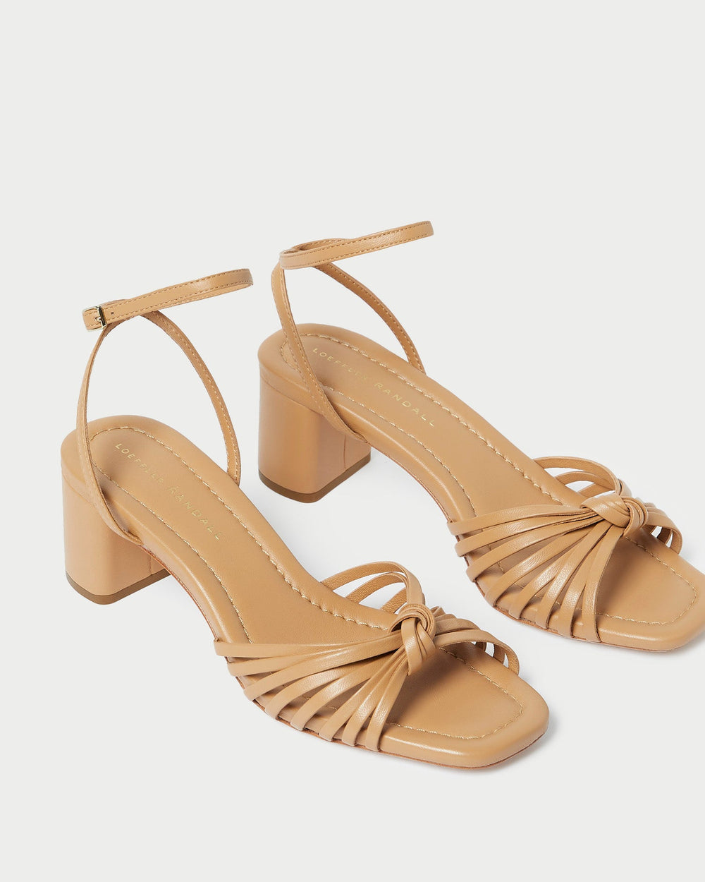 Loeffler Randall / Olivia Dune Knot Mid-Heel Sandal