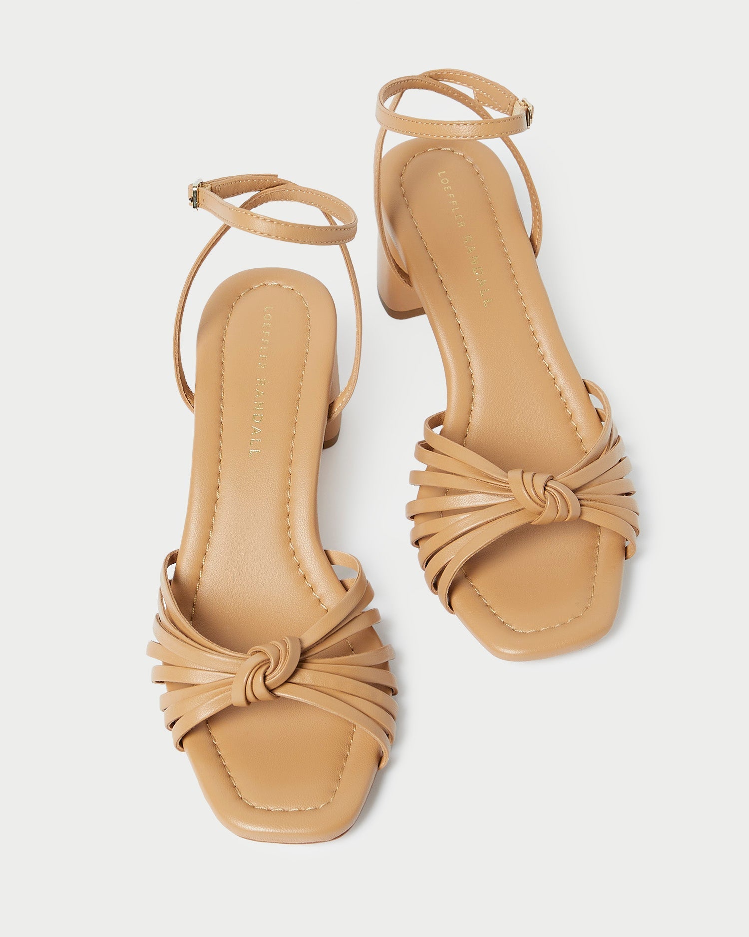 Loeffler Randall / Olivia Dune Knot Mid-Heel Sandal