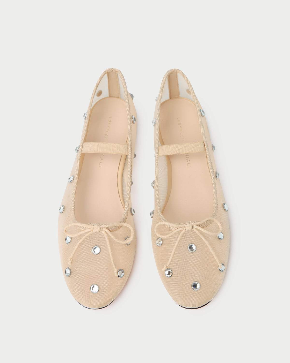Loeffler Randall / Leonie Caramel/Crystal Ballet Flat
