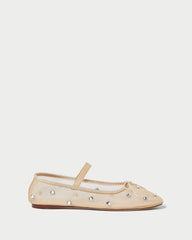 Loeffler Randall / Leonie Caramel/Crystal Ballet Flat