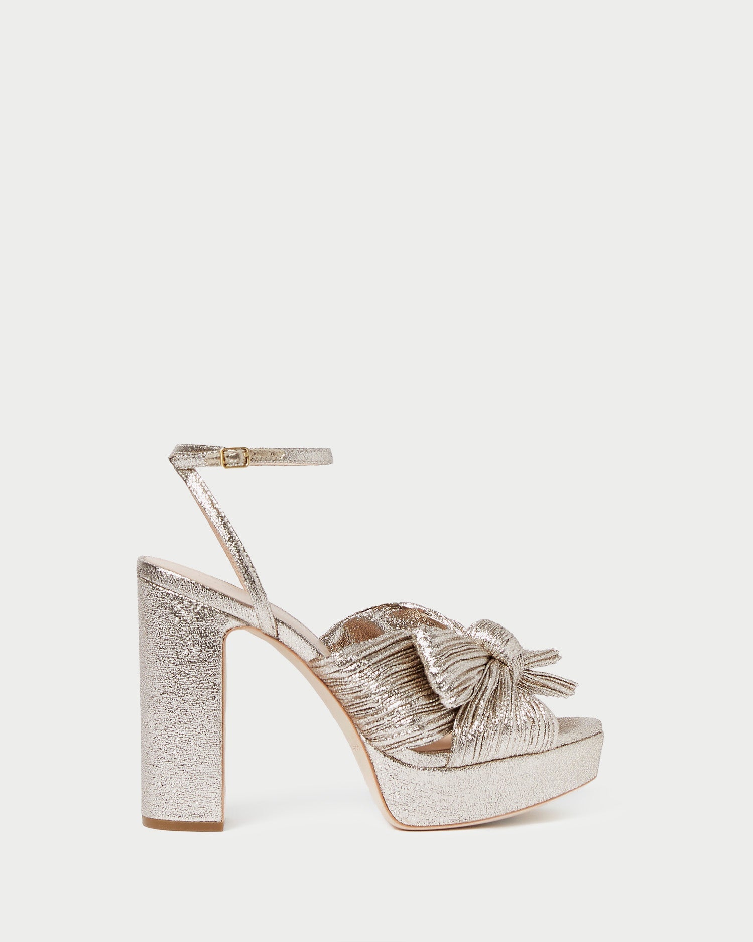 Loeffler Randall / Natalia Champagne Platform Bow Heel