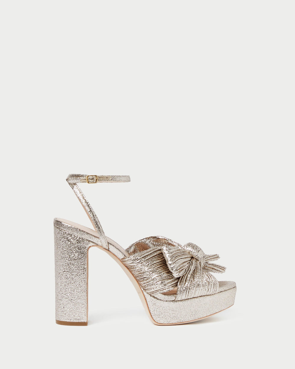 Loeffler Randall / Natalia Champagne Platform Bow Heel