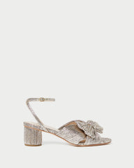 Loeffler Randall / Dahlia Champagne Pleated Bow Heel