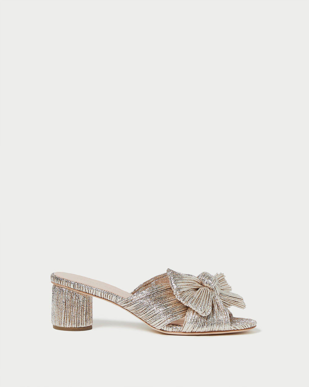 Loeffler Randall / Emilia Champagne Pleated Bow Heel