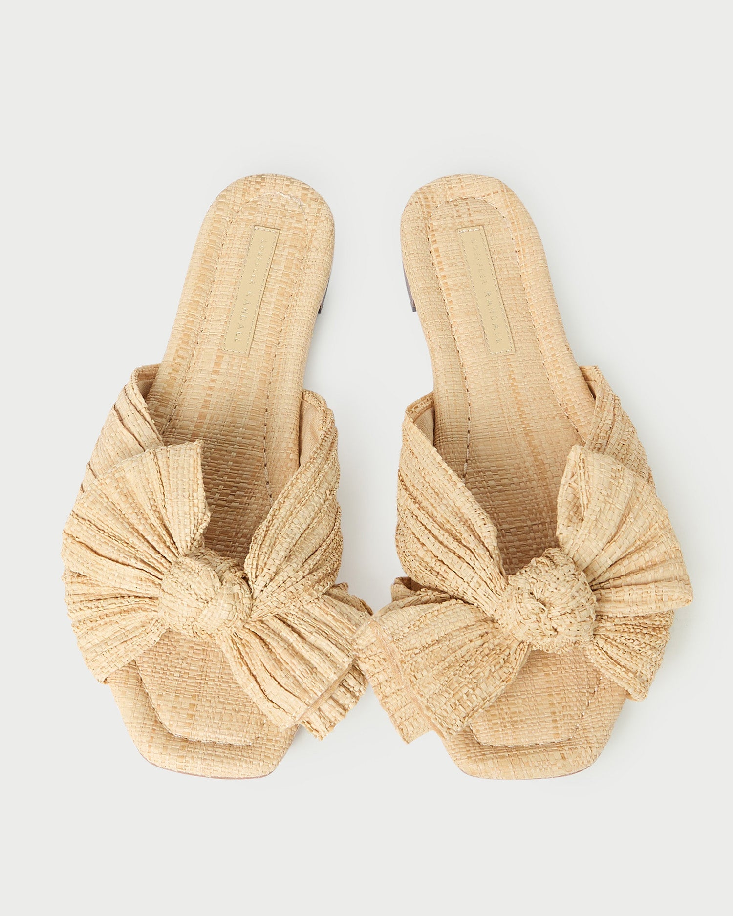 Loeffler Randall / Daphne Natural Bow Slide Sandal