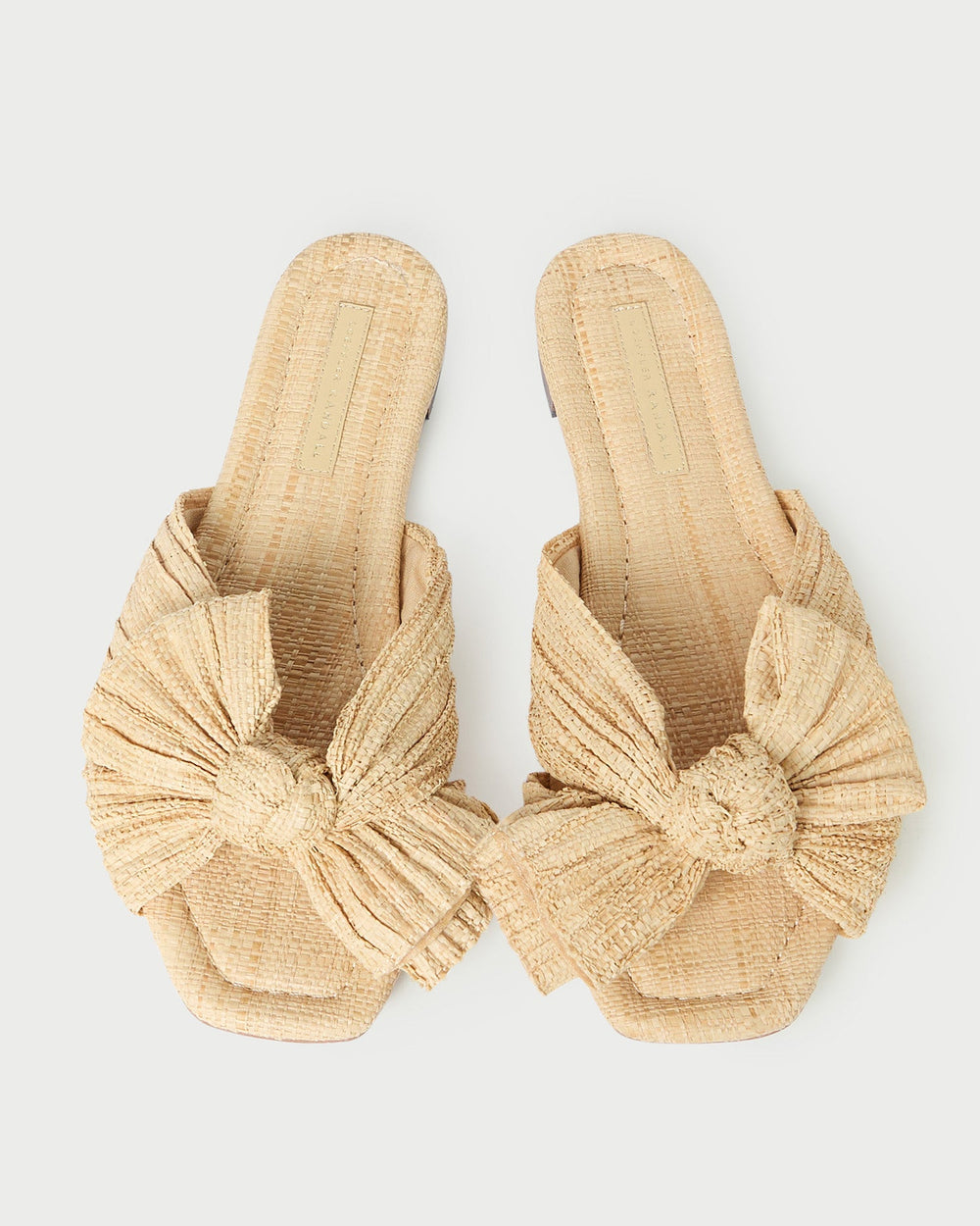 Loeffler Randall / Daphne Natural Bow Slide Sandal