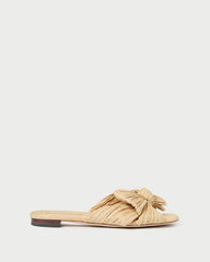 Loeffler Randall / Daphne Natural Bow Slide Sandal