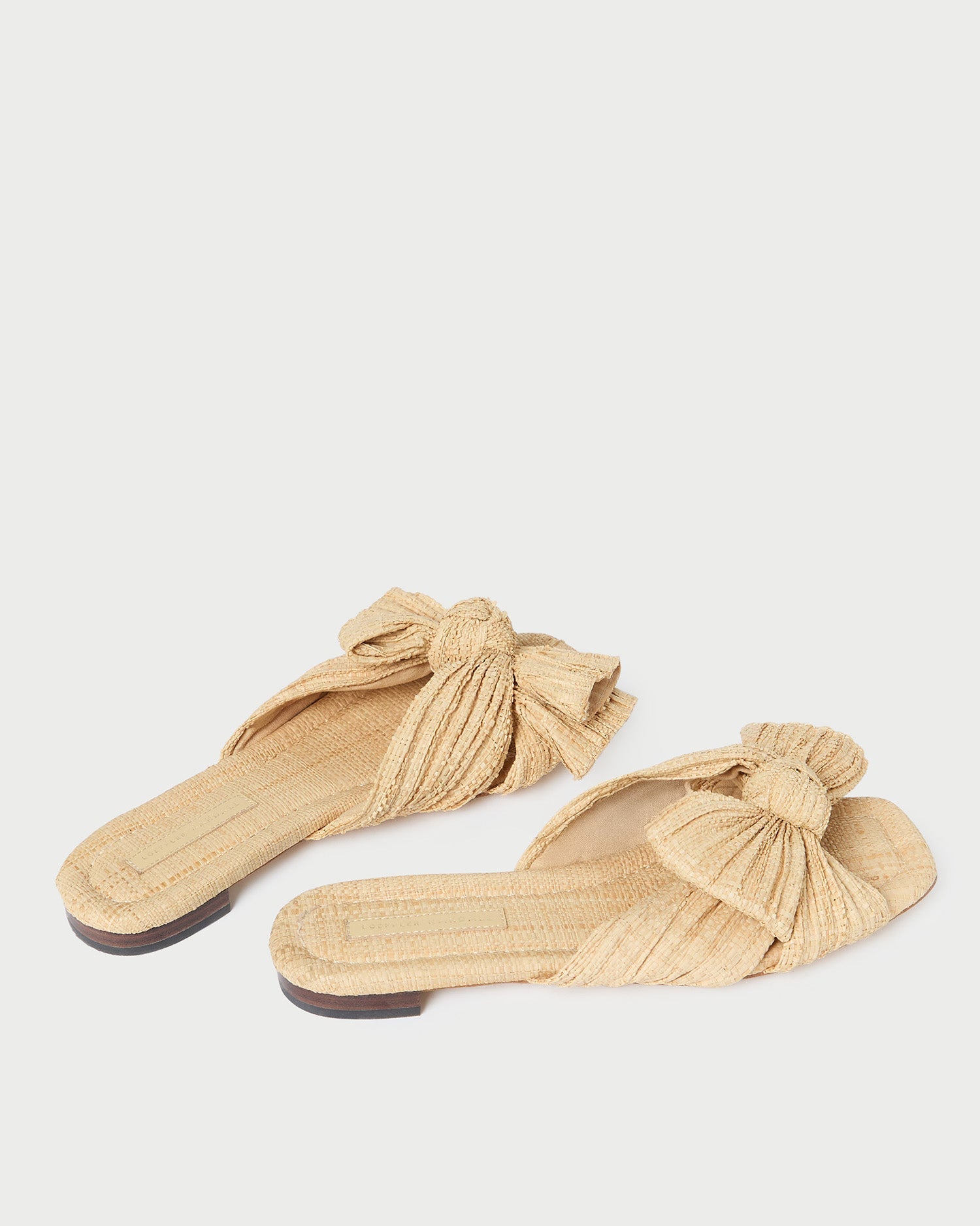 Loeffler Randall / Daphne Natural Bow Slide Sandal