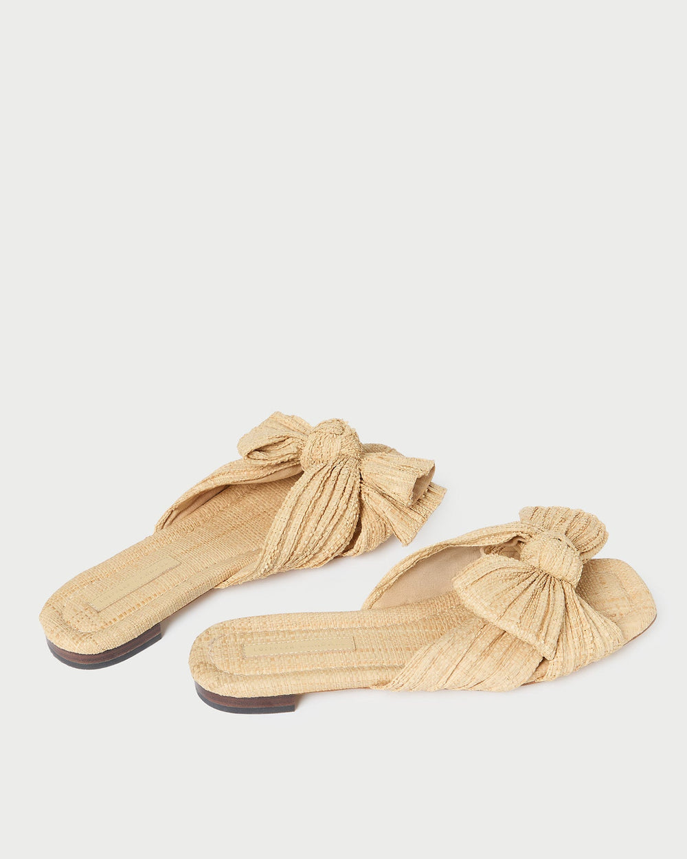 Loeffler Randall / Daphne Natural Bow Slide Sandal
