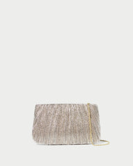 Loeffler Randall / Brit Champagne Flat Pleated Clutch