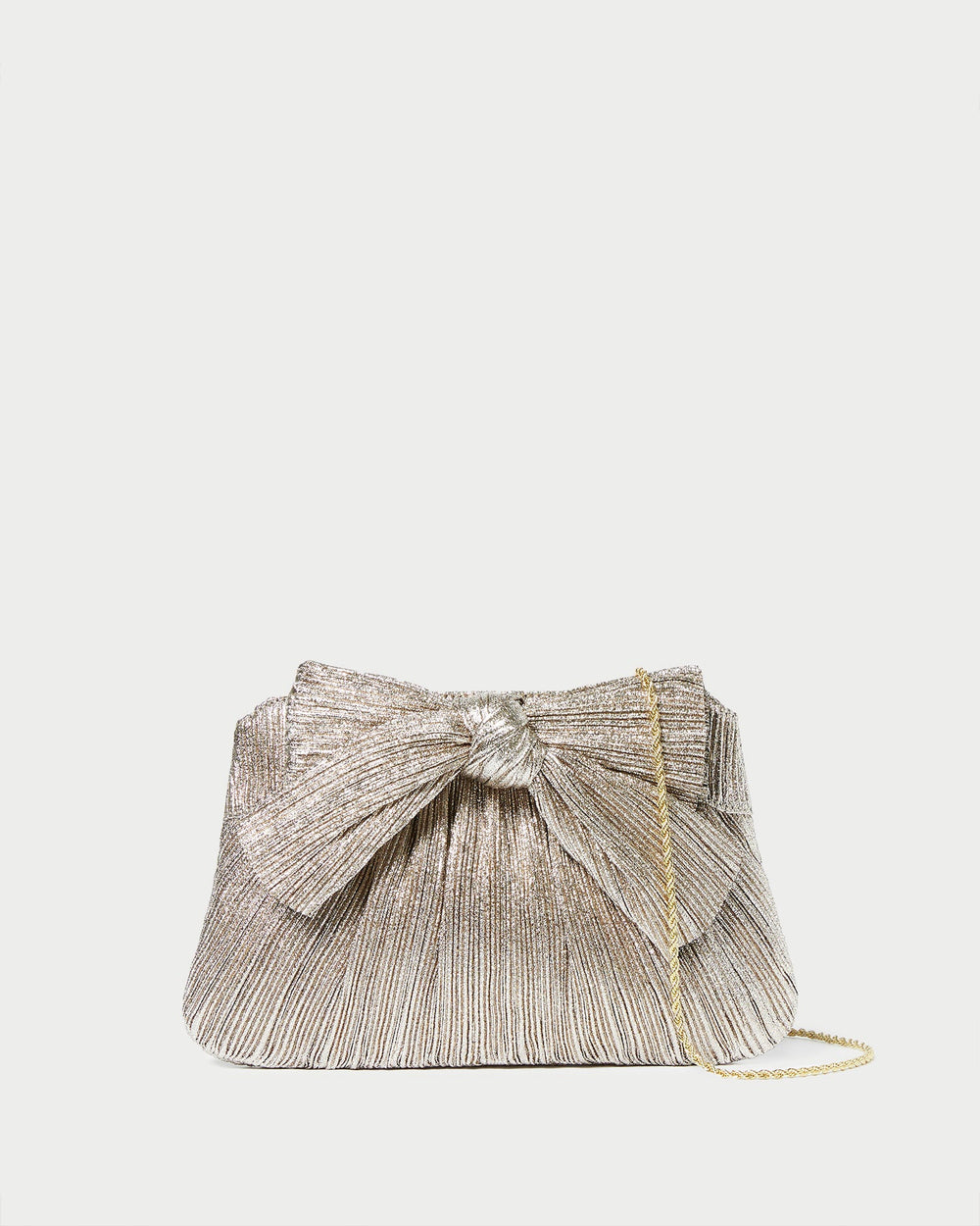 Loeffler Randall / Rayne Champagne Bow Clutch