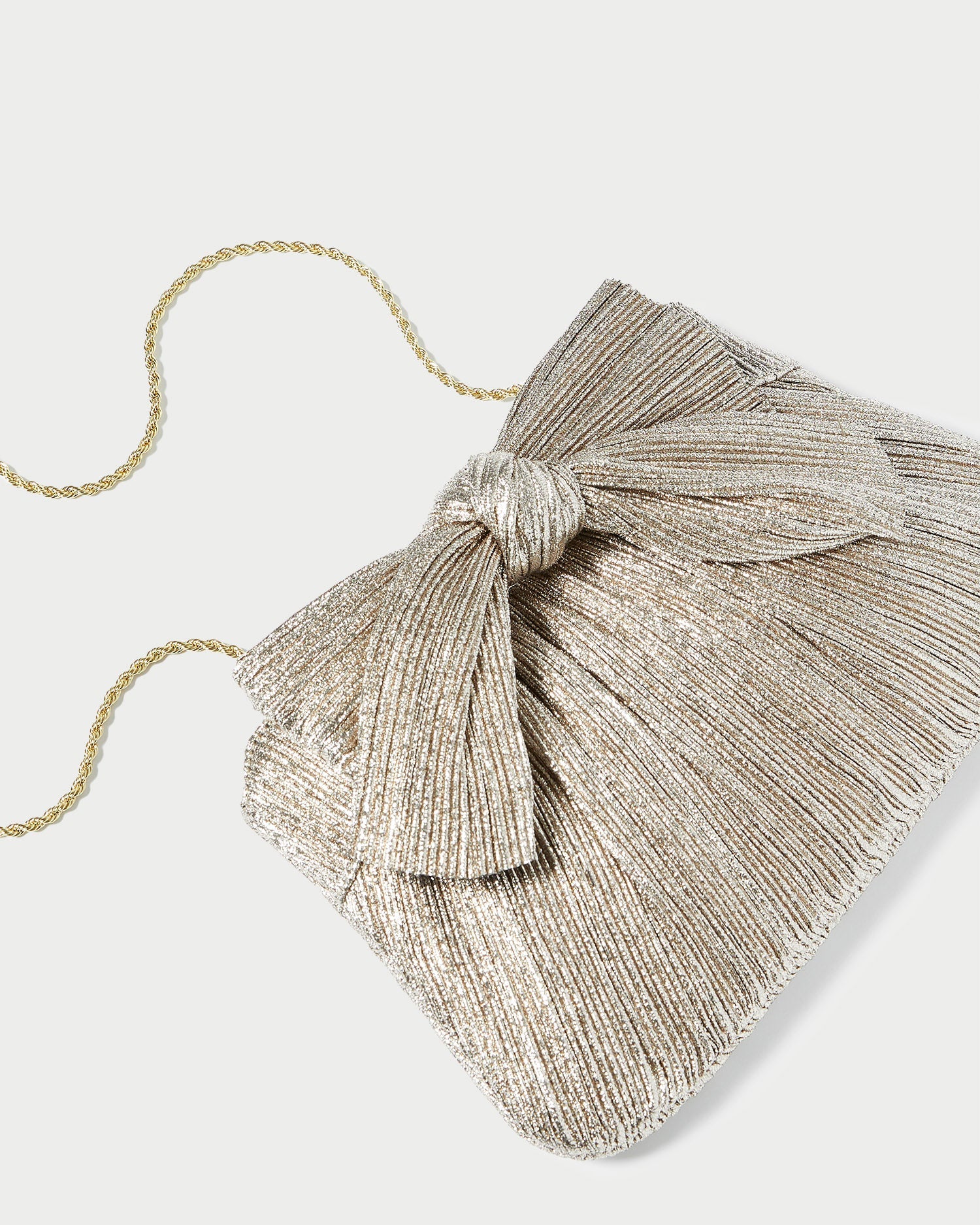 Loeffler Randall / Rayne Champagne Bow Clutch