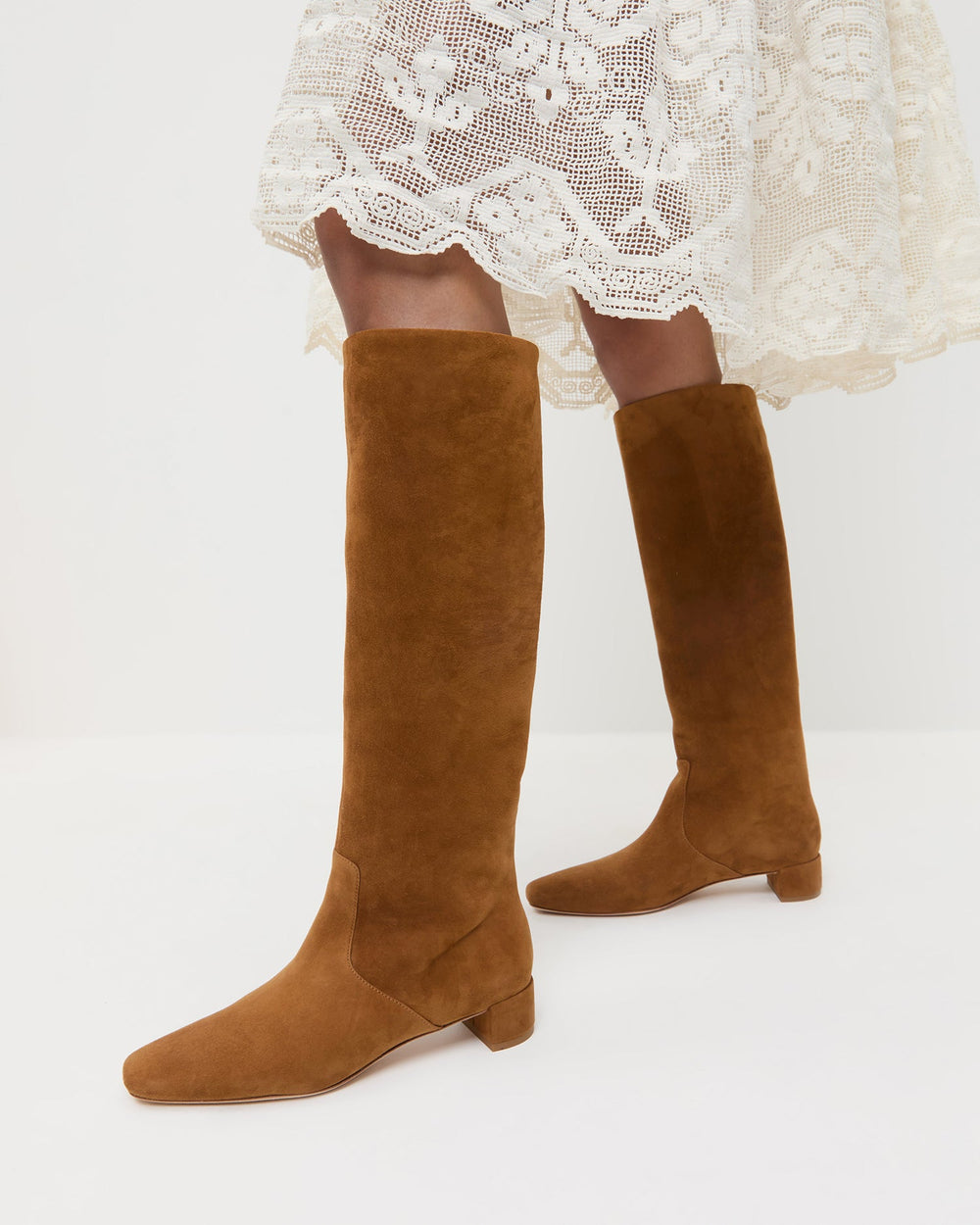 Loeffler Randall / Indy Cacao Suede Tall Boot