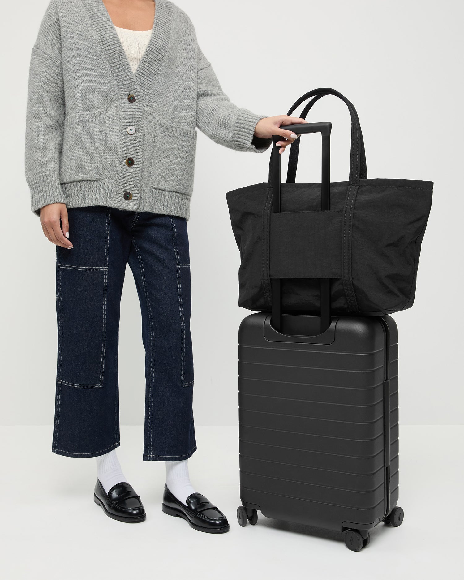 Loeffler Randall / Dina Black Travel Tote