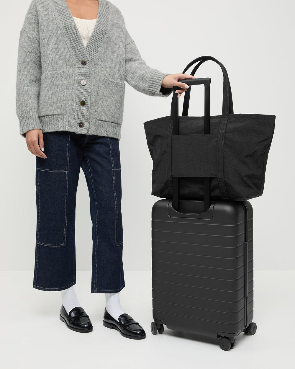 Loeffler Randall / Dina Black Travel Tote