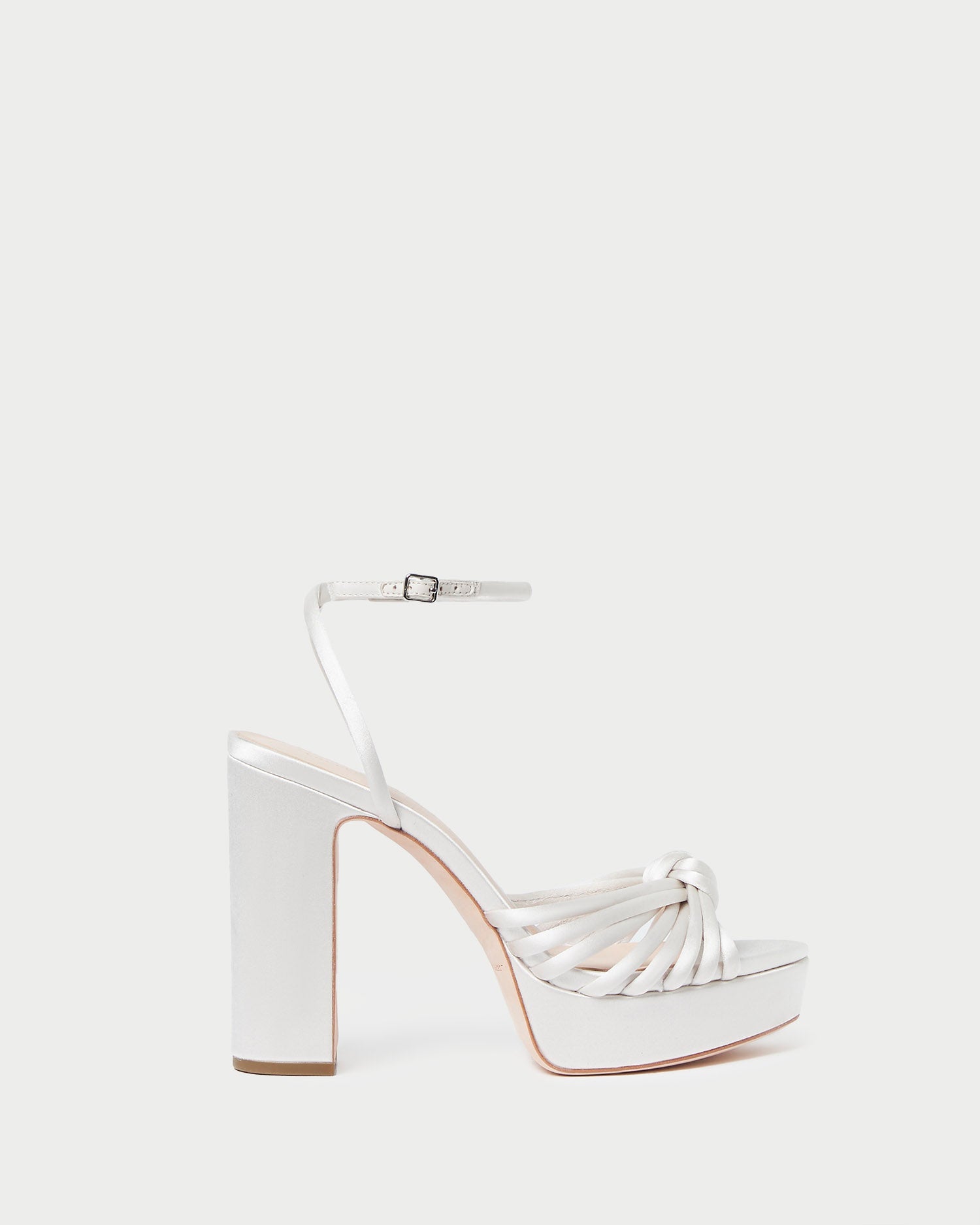 Loeffler Randall / Rivka Cream Knot Platform Sandal