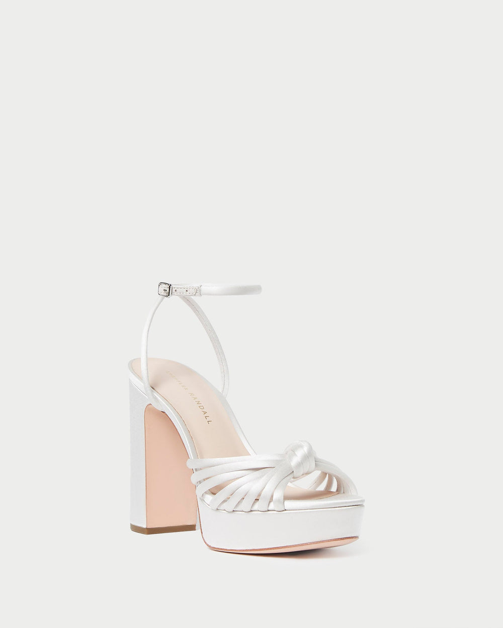 Loeffler Randall / Rivka Cream Knot Platform Sandal