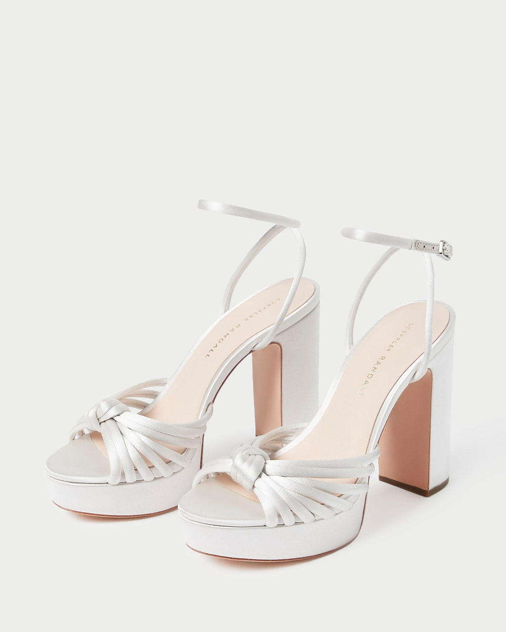Loeffler Randall / Rivka Cream Knot Platform Sandal