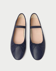 Loeffler Randall / Leonie Navy Leather Ballet Flat