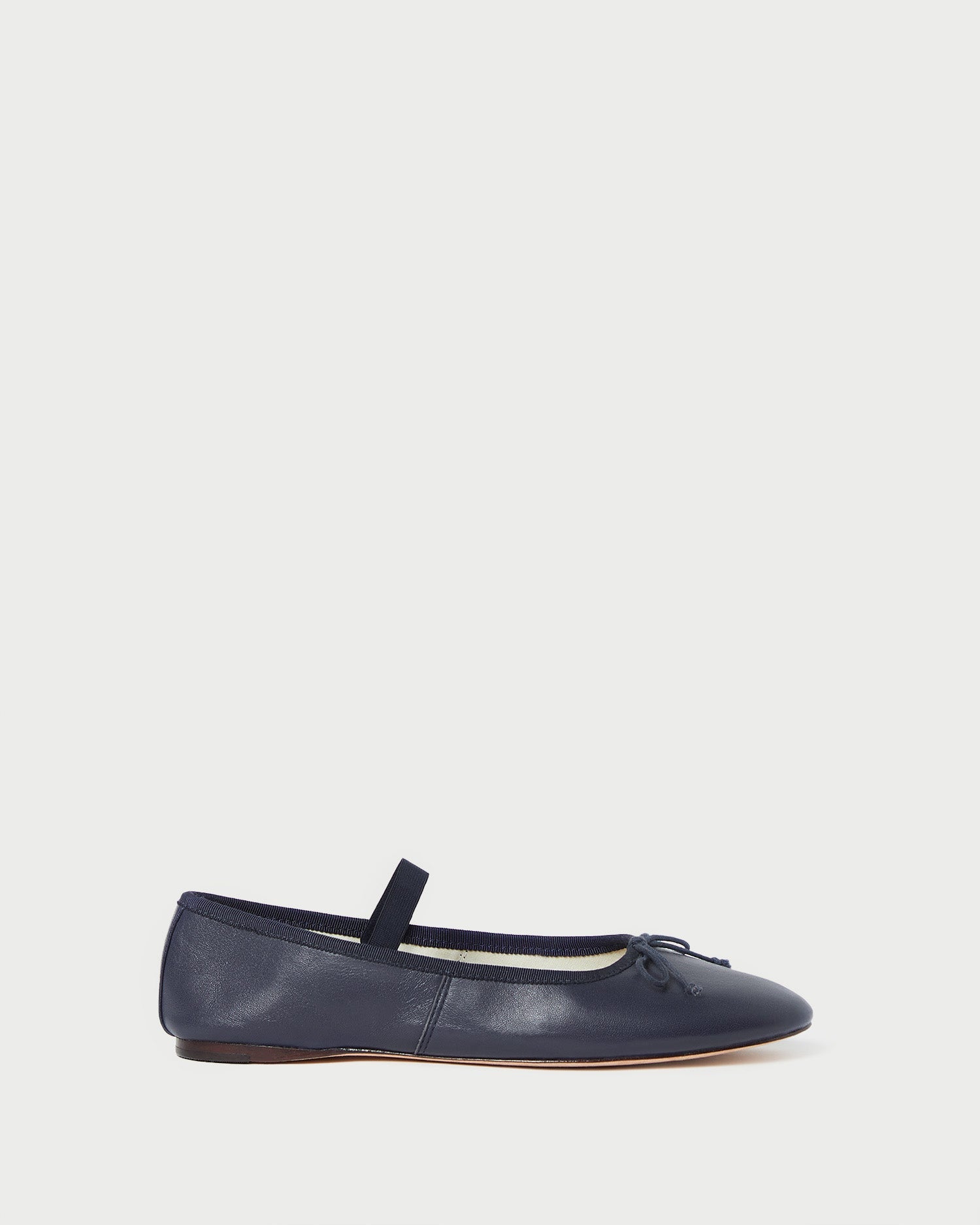 Loeffler Randall / Leonie Navy Leather Ballet Flat